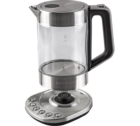 Электрический чайник ENDEVER Skyline KR-366G серебристый 90399