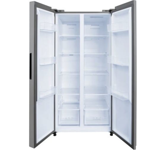 Холодильник Centek CT-1757 NF SILVER INVERTER 460л 189л/271л. 635x835x1775мм, A+, GMCC CT-1757 SILVER