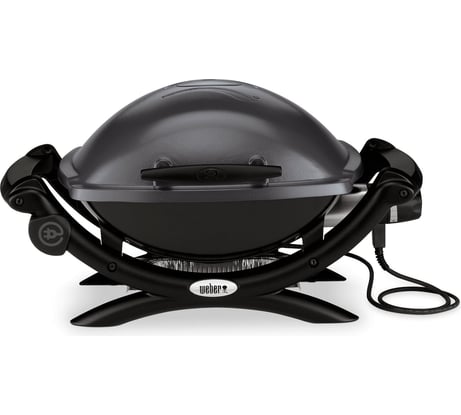 Электрический гриль Weber Q 1400 темно-серый 52020079