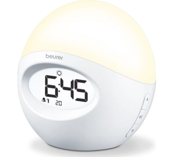 Будильник BEURER WL32 цифровой белый 589.22 1057582