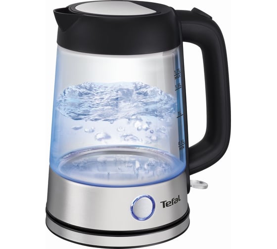 Чайник TEFAL KI750D30 1.7 л 2400 Вт серебристый стекло 1006280