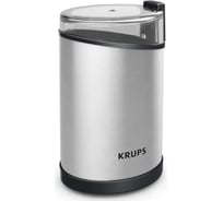 Кофемолка KRUPS GX204D10 200 Вт система помола ротационный нож, вместимость 85 г серебристый/черный 1809771