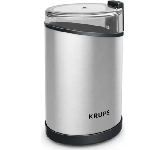 Кофемолка KRUPS GX204D10 200 Вт система помола ротационный нож, вместимость 85 г серебристый/черный 1809771 1