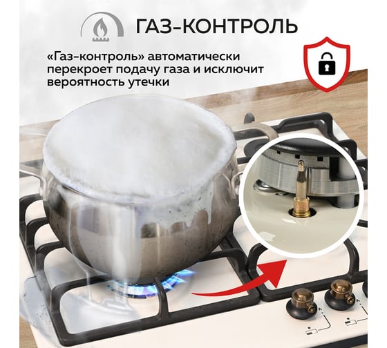 Газовая варочная встраиваемая панель GFGRIL GF-HBG184