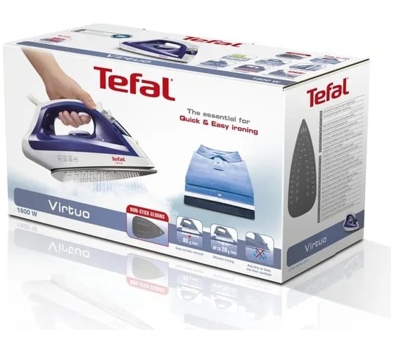 Утюг TEFAL FV1711E0 1800Вт синий/белый 1016085