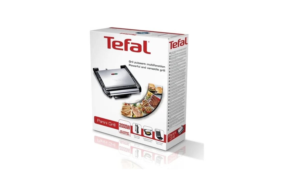 Электрогриль TEFAL GC241D38 2000 Вт черный/серебристый 1789886