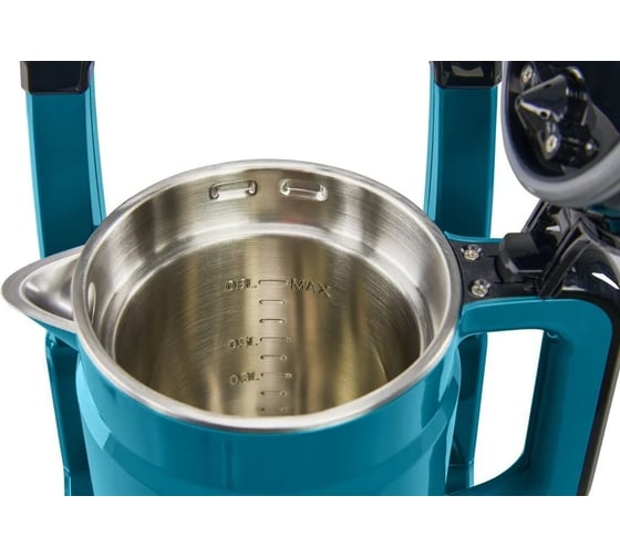 Аккумуляторный чайник Makita LXT 2x18В, объем 800 мл, клапан в крышке, метал. фильтр, док-станция DKT360Z