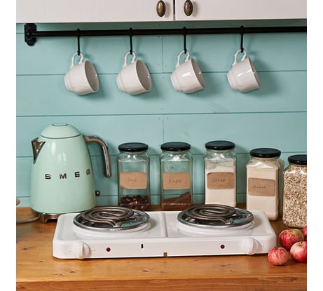 Двухконфорочная электроплитка ПСКОВА 2 ЭПТ-2.0 кВт/220В, ТЭН 70-0117