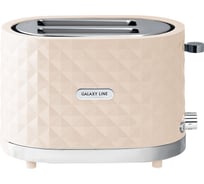 Тостер Galaxy Line gl 2912 бежевый, мощность 1200 Вт 7021329127