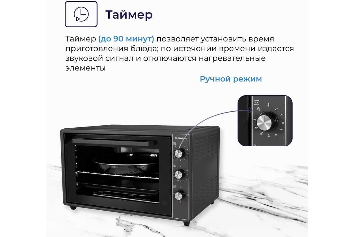 Мини-печь Delvento D7001 - выгодная цена, отзывы, характеристики, фото -  купить в Москве и РФ