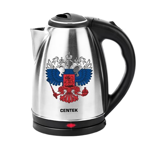 Чайник Centek /матовый/ металл 2л, 2000W CT-1068 ОРЕЛ