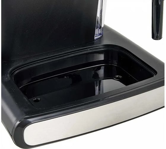 Рожковая кофеварка Delta LUX DE-2004 черный, 850 Вт, объем 1,2 л, 15 бар 2 Р1-00009091