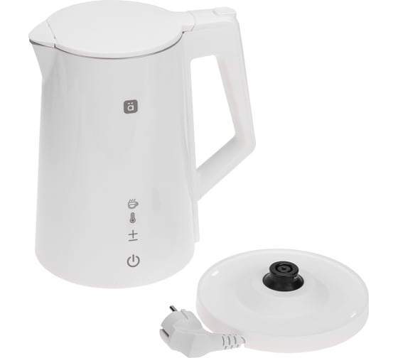 Умный wi-fi чайник Halsa пластиковый, белый HLS-K-102