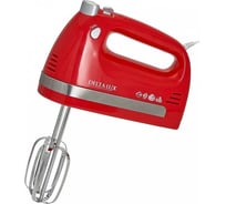 Миксер Delta LUX DE-7705 красный, 700 Вт, 4 насадки, 5 скоростных режимов 16 Р1-00009636