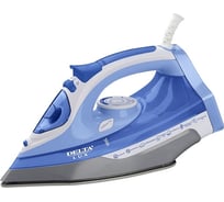 Утюг Delta LUX DL-712 белый с синим, 2400 Вт, керамика, антикапля, антинакипь, 350 мл 8 0R-00001121