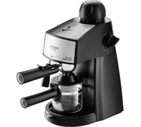 Кофеварка Delta LUX DL-8151К рожковая, черный, 5 бар, капучино, эспрессо, 240 мл (4) 0Р-00015401