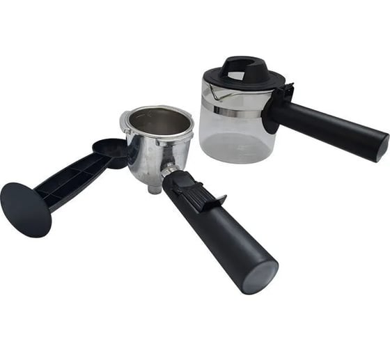 Кофеварка Delta LUX DL-8151К рожковая, черный, 5 бар, капучино, эспрессо, 240 мл (4) 0Р-00015401