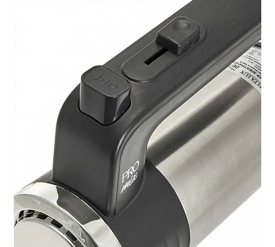 Миксер DELTA LUX DE-7703 нержавеющая сталь, черный, 500 Вт, 4 насадки, 5 скоростных режимов (24) Р1-00009634