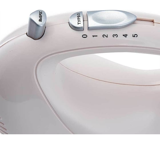 Миксер DELTA LUX DL-5068 розовый, 400 Вт, 4 насадки, 5 скоростных режимов, турбо (12) 0R-00003080