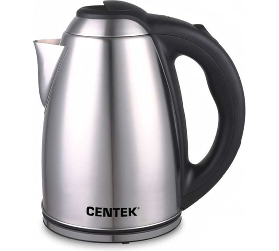 Чайник Centek металл 1,8л, 1800Вт, нерж крышка внутри и снаружи CT-0049