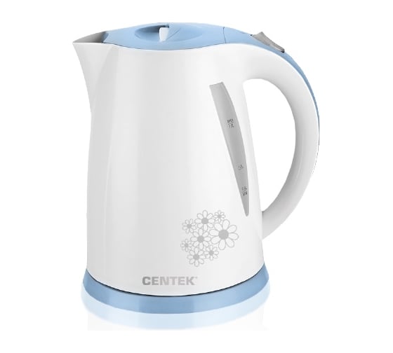 Чайник Centek пластик, 1.7 л, 2200 Вт CT-1006 LB