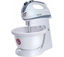 Миксер DELTA LUX DE-7901C белый с серым, 400 Вт, 5 скоростей, турбо, самовращающаяся чаша (4) Р1-00008062