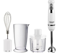 Блендер Delta LUX DL-7041B белый, 800 Вт, турбо, стакан, венчик, измельчитель 6 0R-00003886