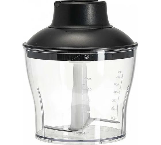 Блендер Delta LUX DE-7005B черный, 1500 Вт, турбо, LED подсветка, стакан, венчик, измельчитель 8 Р1-00009195