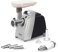 Электромясорубка Аксион М61.04 черно-серебристая 4607159824189