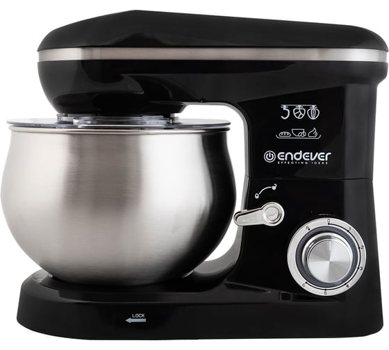 Планетарный миксер Endever Sigma-58, черный, 1600 Вт 90424