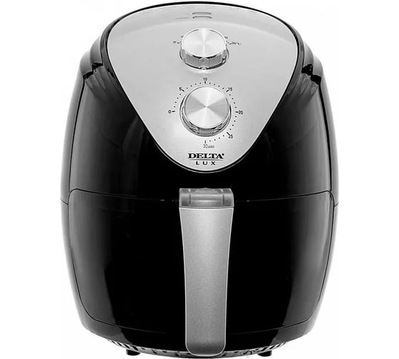 Мультипечь Delta LUX DE-6101 черный, таймер, чаша 3,2 л, корзина 2,5 л (2) Р1-00005595