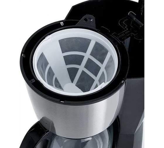 Кофеварка Delta LUX DE-2000 черная, 1000 Вт, таймер, 1,5 л, LED дисплей (4) Р1-00005950