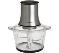 Измельчитель Delta LUX DE-7402 чаша стекло, 1,6 л, 500 Вт, двойной ножевой блок (8) Р1-00009337