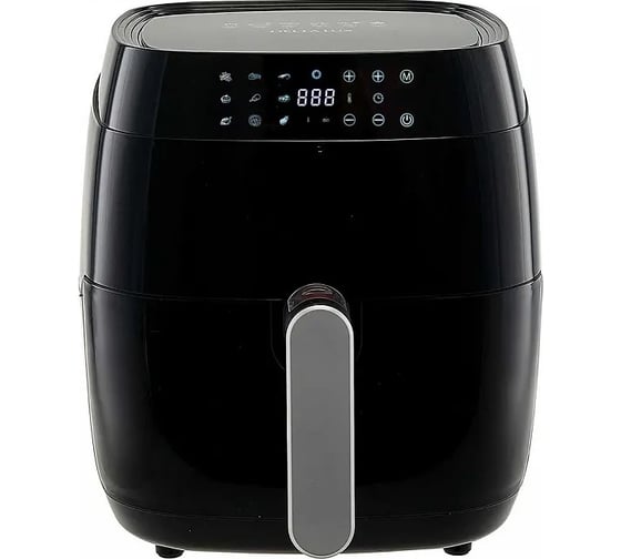 Мультипечь Delta LUX DE-6104 черный, LED-дисплей, чаша 4,5 л, корзина 3,5 л, сенсорная панель управления (2) Р1-00008109