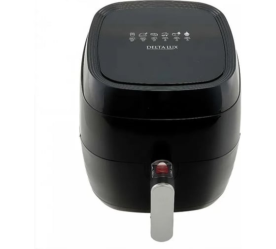 Мультипечь Delta LUX DE-6104 черный, LED-дисплей, чаша 4,5 л, корзина 3,5 л, сенсорная панель управления (2) Р1-00008109