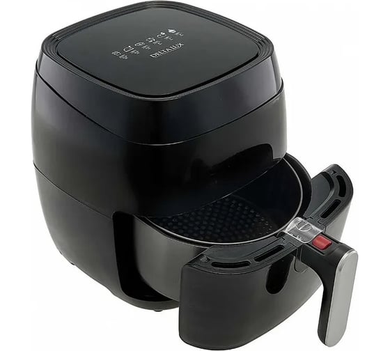 Мультипечь Delta LUX DE-6104 черный, LED-дисплей, чаша 4,5 л, корзина 3,5 л, сенсорная панель управления (2) Р1-00008109