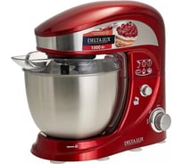 Планетарный миксер Delta LUX DL-5070Р красный, 1000 Вт, чаша из нержавеющей стали, 4 л (2) 0R-00003459