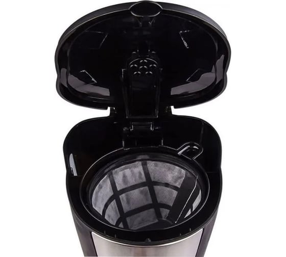 Кофеварка Delta LUX DL-8161 черная, 600 Вт, 600 мл (6 чашек), антипролив (6) 0R-00003469