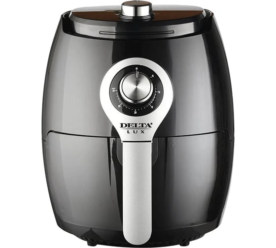 Мультипечь Delta LUX DL-6100 черный, таймер, чаша 3,2 л, корзина 2,5 л (2) 0R-00005546