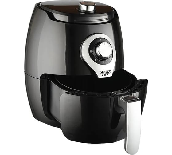 Мультипечь Delta LUX DL-6100 черный, таймер, чаша 3,2 л, корзина 2,5 л (2) 0R-00005546