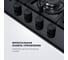 Газовая варочная панель De'Longhi GABRIELLA 6GW NB V77955354 8
