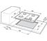 Газовая варочная панель De'Longhi XF 46.1 ASV GU 2100154 9