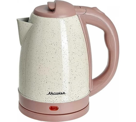 Электрический чайник Аксинья КС-1007 нержавеющая сталь 1.8 л, 1500 Вт, бежевый 12 Р1-00011708 1