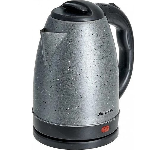 Электрический чайник Аксинья КС-1008 нержавеющая сталь 1.8 л, 1500 Вт, серый 12 Р1-00011709