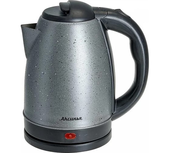 Электрический чайник Аксинья КС-1008 нержавеющая сталь 1.8 л, 1500 Вт, серый 12 Р1-00011709