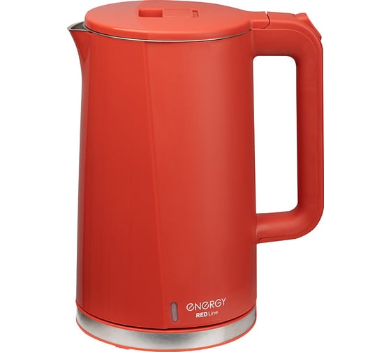 Чайник ENERGY e-208 1.7 л, красный, двойной корпус 164149