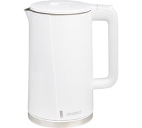 Чайник ENERGY e-208, 1.7 л, белый, двойной корпус 164148