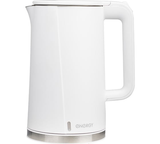 Чайник ENERGY e-208, 1.7 л, белый, двойной корпус 164148