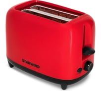 Тостер STARWIND ST7003 700 Вт, красный/черный 1824660