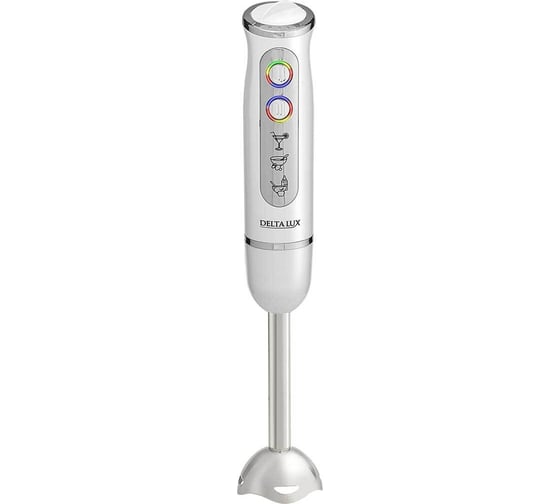 Блендер Delta LUX DL-7039 белый, 800 Вт, регулировка скорости, Турбо, LED подсветка Р1-00016241 1